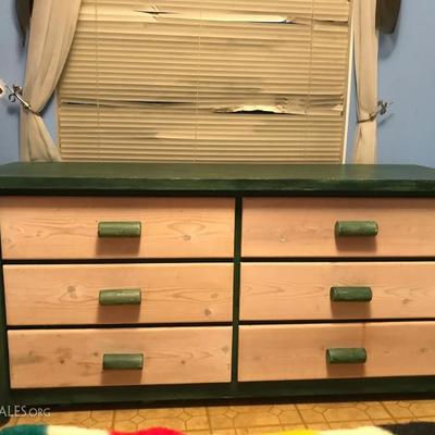 2 Wood Nightstands and Drawer (set)