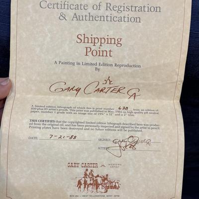 Shipping Point by Gary Carter C.A.A.