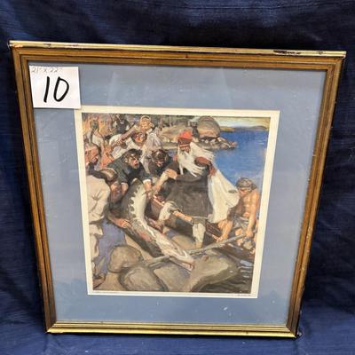 The Giant Pike by Akseli Gallen-Kallela