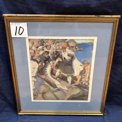 The Giant Pike by Akseli Gallen-Kallela