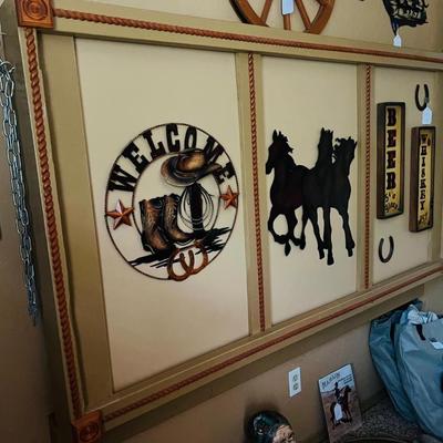 Murphy Bed Custom Decorated with Western Country Style