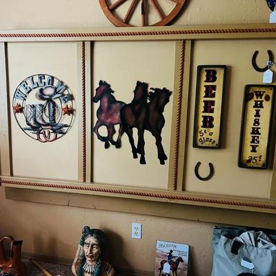 Murphy Bed Custom Decorated with Western Country Style