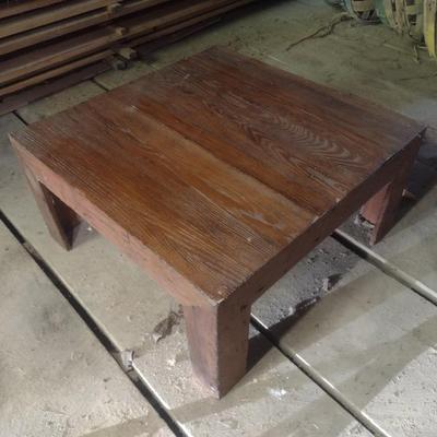 Hand Crafted Wormy Chestnut Coffee Table