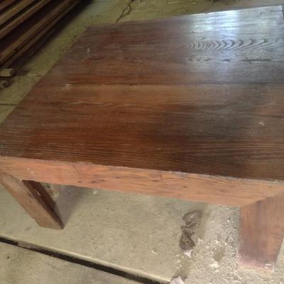 Hand Crafted Wormy Chestnut Coffee Table