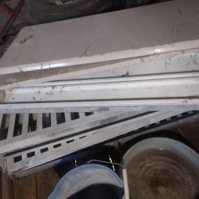 Collection of Metal Retail Shelves for Standard Attachment (No Standards)
