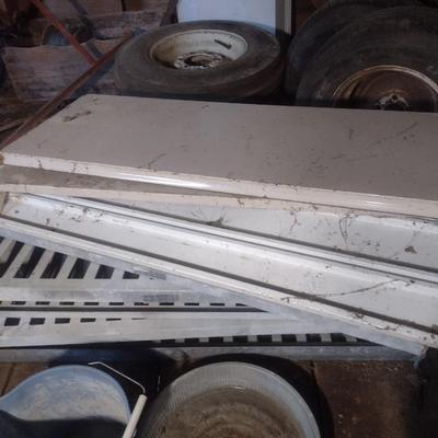 Collection of Metal Retail Shelves for Standard Attachment (No Standards)