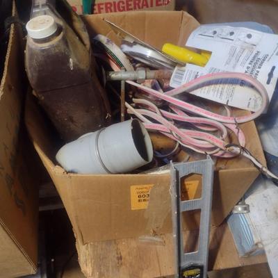 Large Collection of Electrical and Plumbing Hardware and Other