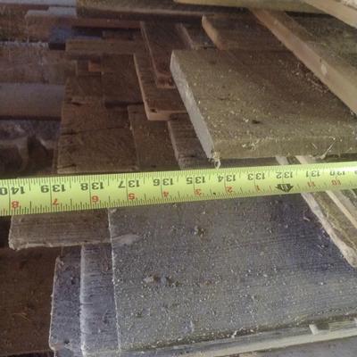 Large Stack of Reclaimed Barnwood Pile A