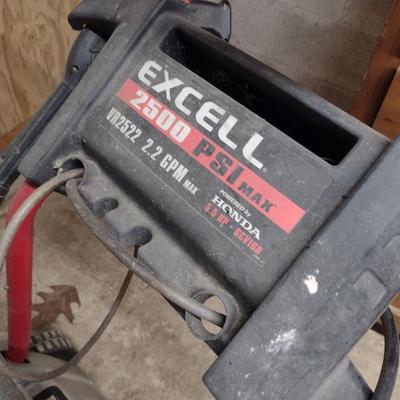 Excell Pressure Washer with Honda Motor- 2500 PSI, 5.5 HP