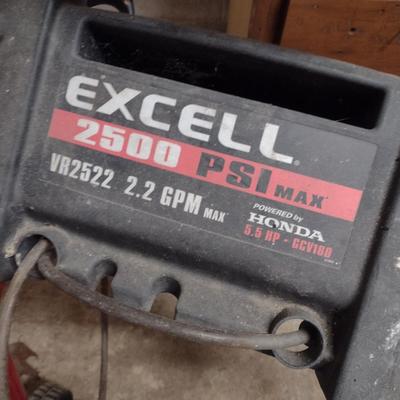 Excell Pressure Washer with Honda Motor- 2500 PSI, 5.5 HP
