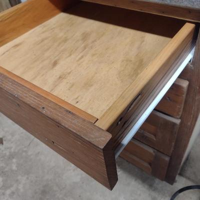 Four Drawer Work Cabinet with Countertop