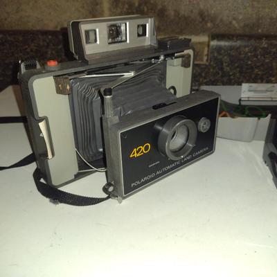 Vintage Polaroid 420 Camera with Accessories