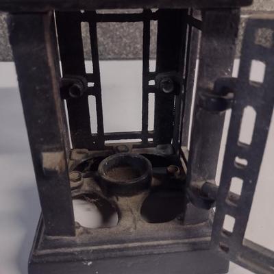 Cast Metal Hanging Candle Holder