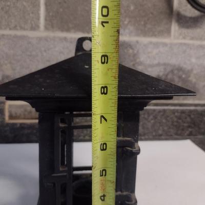 Cast Metal Hanging Candle Holder