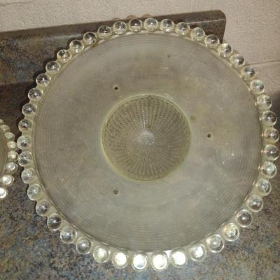 Pair of Glass Art Deco Light Shades