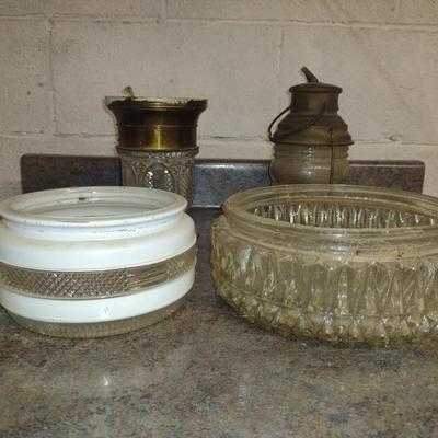Collection of Lights and Glass Shades