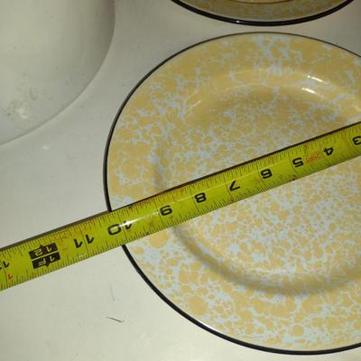 Collection of Enameled Kitchen Ware