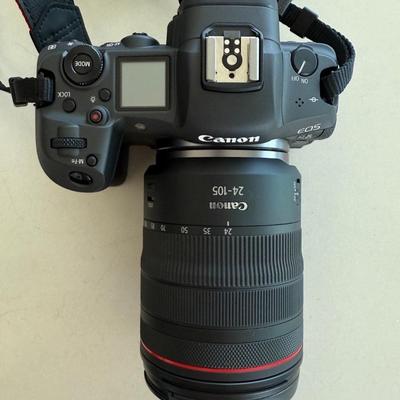Canon EOS R5 45.0MP Mirrorless Camera - Black (RF 24-105mm f/4 L IS USM kit)