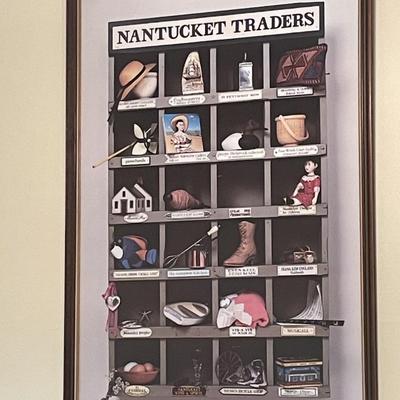 Nantucket Traders Framed Print