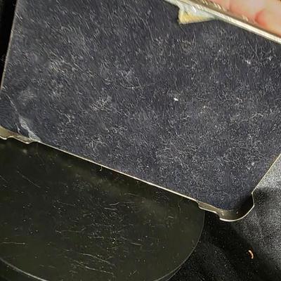 Antique Silver-Plated Floral Jewelry Box with Velvet Lining | Ornate Footed Trinket Box