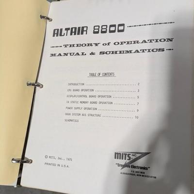 MITS Altair 8800 Original Microcomputer