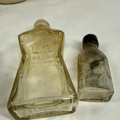 Antique Vintage Glass and Ceramic Bottle Lot