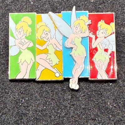 Tinker Bell - 4 poses - 2009 Disney Pin Trading layered