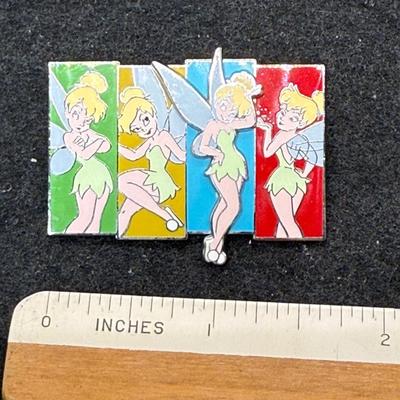 Tinker Bell - 4 poses - 2009 Disney Pin Trading layered