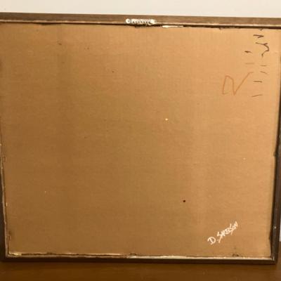 Dennis Sakelson (20th/21st Century, Bucks County, PA) - Bold Mixed Media Abstraction on Cardboard