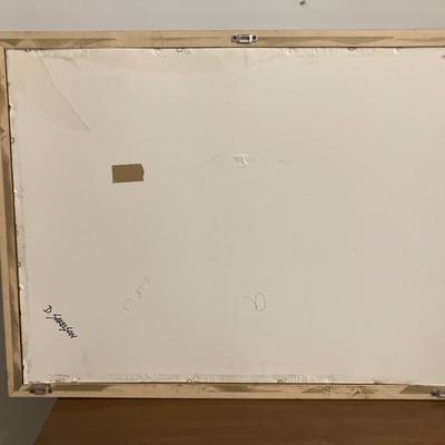 Dennis Sakelson (20th/21st Century, Bucks County, PA) - 'Bedroom' or Untitled Large-Scale Abstract on Cardboard