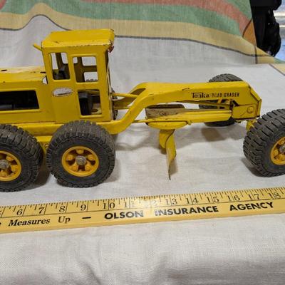 Vintage 1960's Pressed Steel Tonka Road Grader