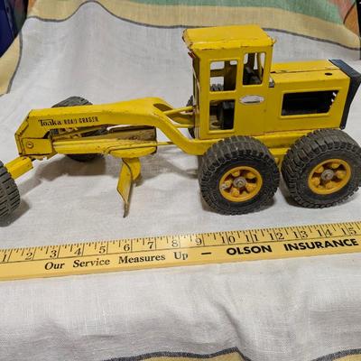 Vintage 1960's Pressed Steel Tonka Road Grader