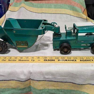 Vintage 1950's Structo Rocker Steel Toy Construction Vehicle