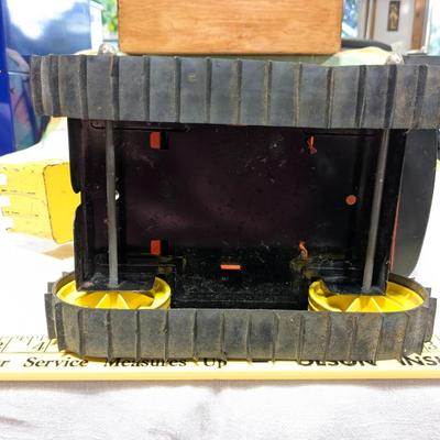 Vintage Nylint Steam Shovel Excavator Crane Pressed Steel Toy 1960s Orange USA
