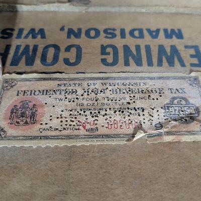 Madison's Own Vintage Fauerbach Beer Box