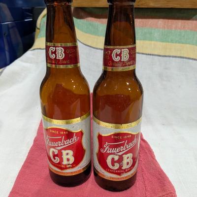 2 Fauerbach CB Beer Bottles