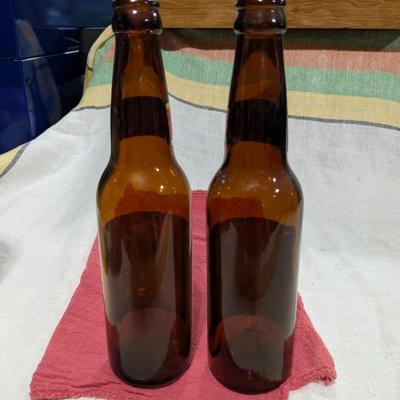 2 Fauerbach CB Beer Bottles