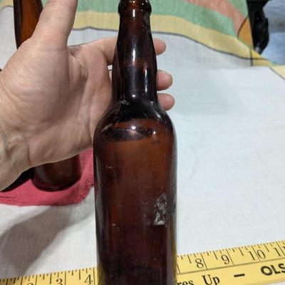 3 Fauerbach Beer Bottles