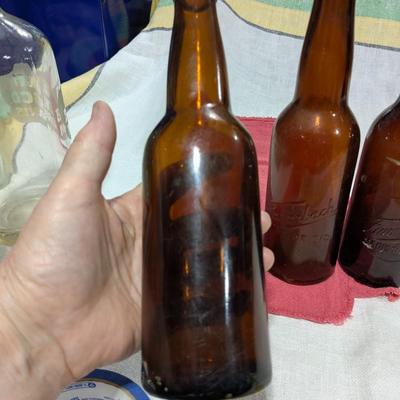 3 Fauerbach Beer Bottles