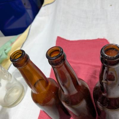 3 Fauerbach Beer Bottles