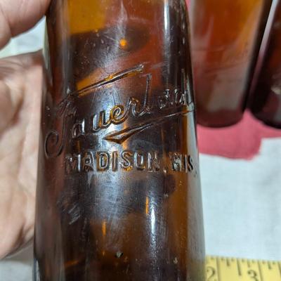 3 Fauerbach Beer Bottles