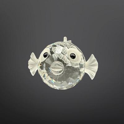 Swarovski Crystal Blowfish Figurine