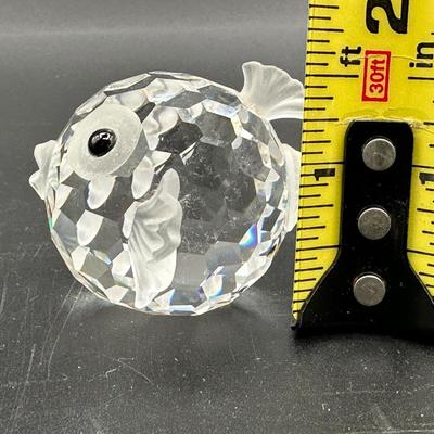 Swarovski Crystal Blowfish Figurine