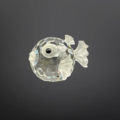 Swarovski Crystal Blowfish Figurine