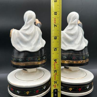 Pair of Israeli Miss Music Boxes by Schmid Brothers