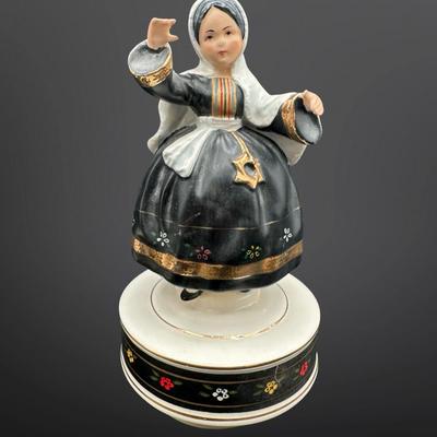 Pair of Israeli Miss Music Boxes by Schmid Brothers