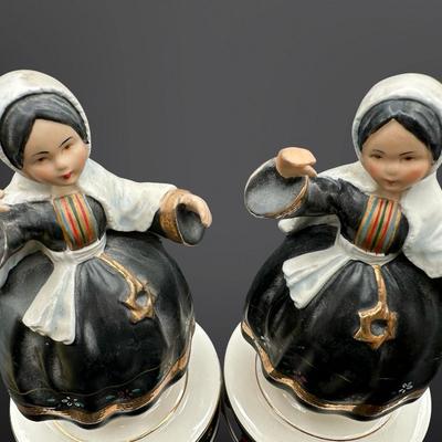 Pair of Israeli Miss Music Boxes by Schmid Brothers