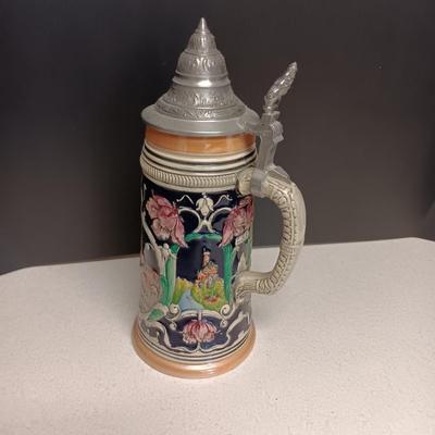HAND PAINTED STEIN MADE IN GERMANY