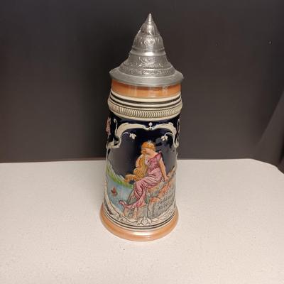 HAND PAINTED STEIN MADE IN GERMANY