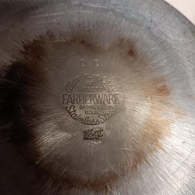 NICE SET OF STAINLESS STEEL FARBERWARE COOKWARE